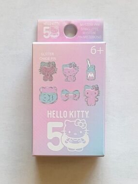 🌸Loungefly Sanrio Hello Kitty 50th Anniversary Clear and Cute Blind Box Pin
